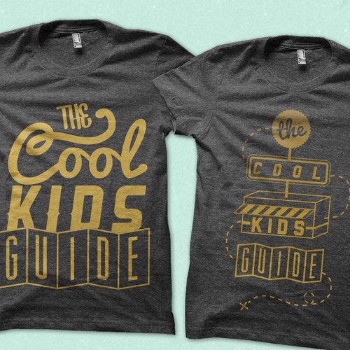 Create a winning t-shirt design for The Cool Kids Guide