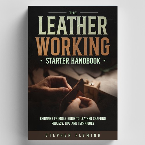 Bold Leather Working Guide Book Cover Design