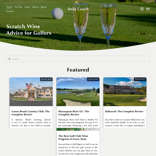 SwigCoach.com Design Customizations