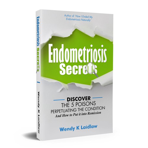 Book and eBook cover on "Endometriosis Secrets"