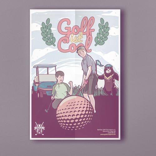 Poster Concept for Kids Golf Course