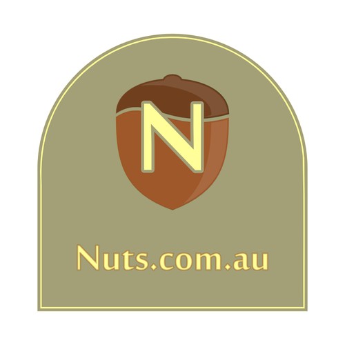 Create a cool vintage logo for NUTS.com.au