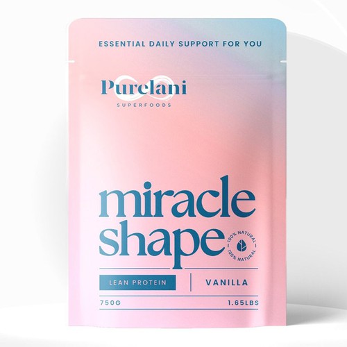 Purelani brand packaging design