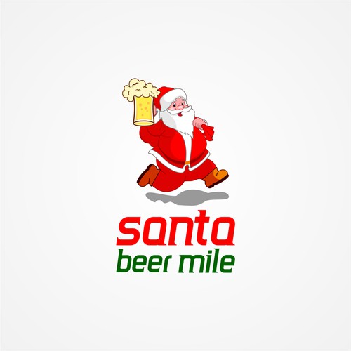 Santa Beer Mile logo