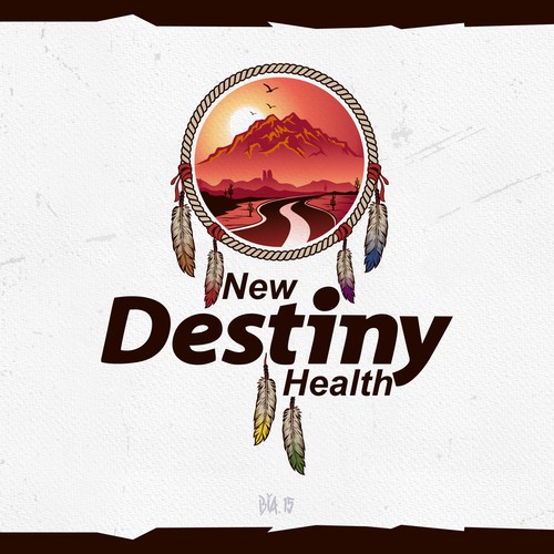 Native Influenced Logo For New Destiny Health Treatment Center of Arizona