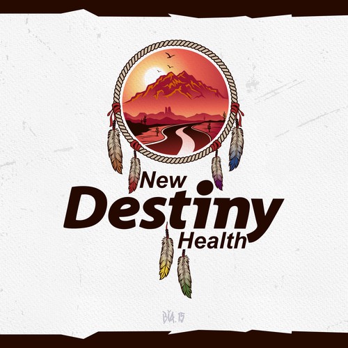Native Influenced Logo For New Destiny Health Treatment Center of Arizona