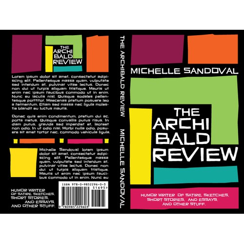 Create a Pop-Art Inspired Book Cover for Michelle Sandoval's Humor Book!