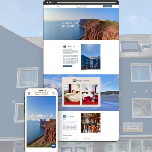  Wix Website Design for Hotel & Bar in Seehotel Helgoland 