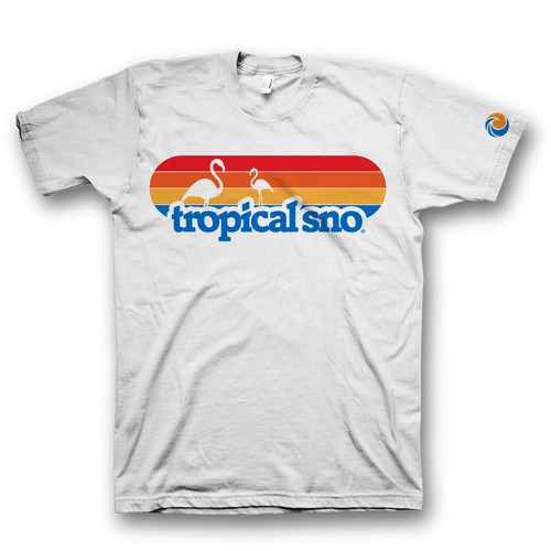 t shirt design for tropical sno