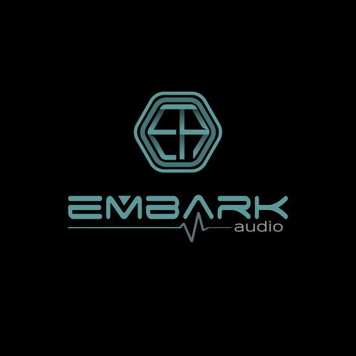 Logo concept for a Rock music audio company