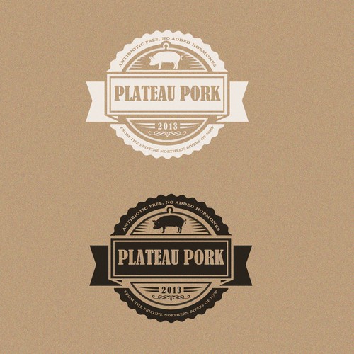 Logo design for Plateau Pork
