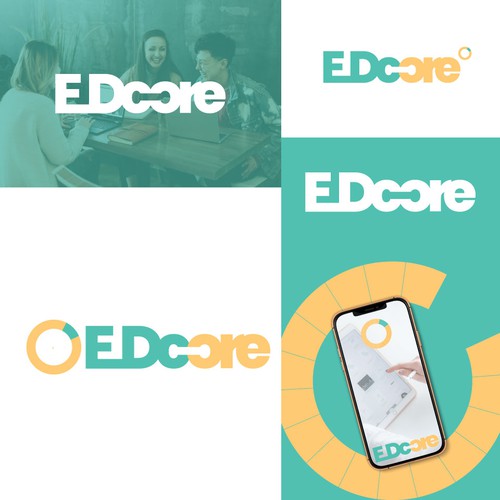 Website logo design ( EDCORE )