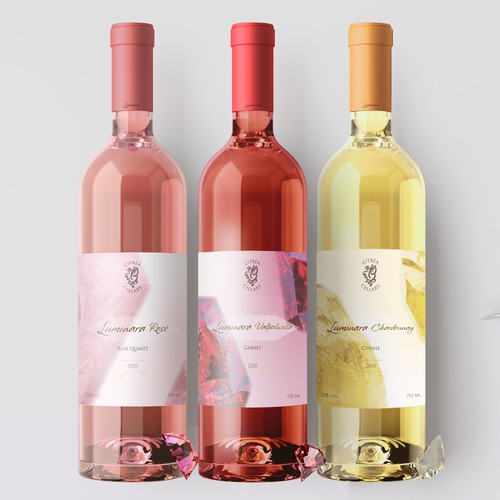 Luminara- Wine Bottles Branding