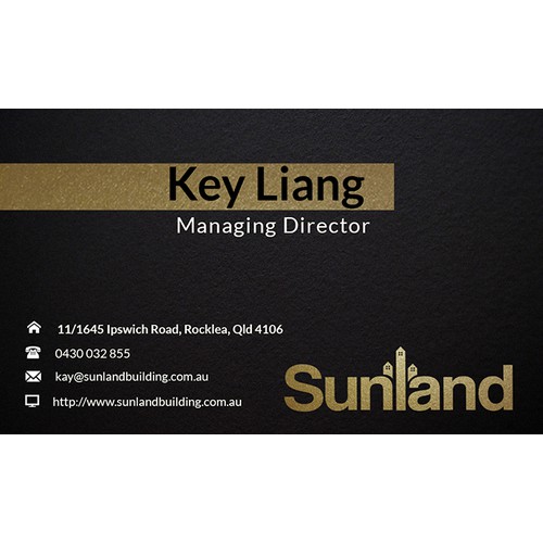 Sunland Building Pty Ltd - Logo and Business Card