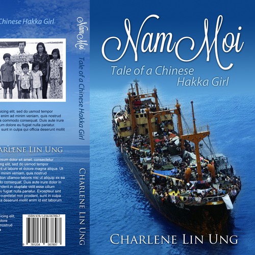 Create a dramatic book cover for my escape as a refugee from communist Vietnam.