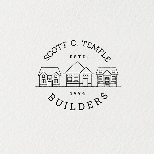 Rustic/Older Looking Logo for Builder