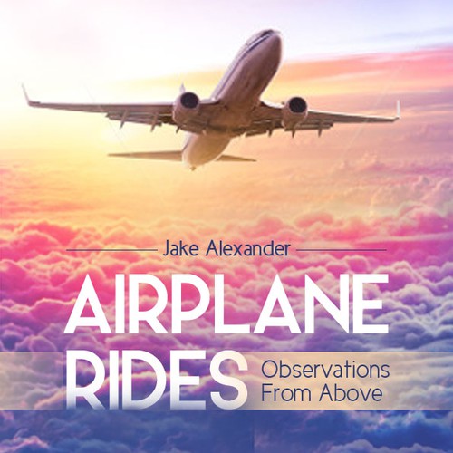 Design E Book cover for Airplane Rides - Observations From Above