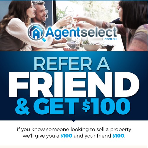 Agentselect referral program digital ad