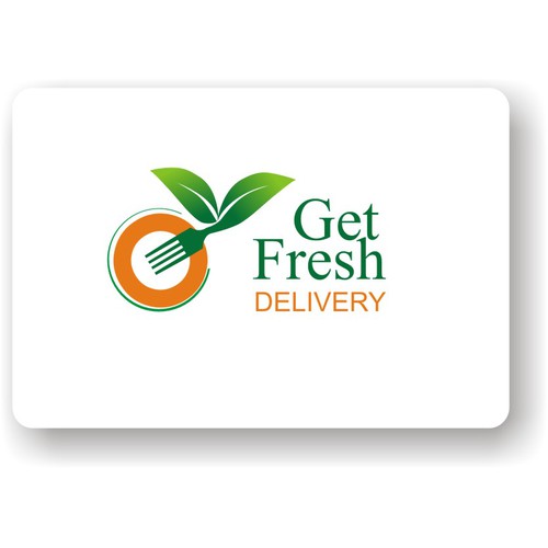 A unique logo for Get Fresh Delivery