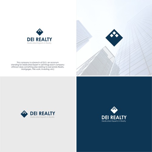 simple logo design for DEI REALTY