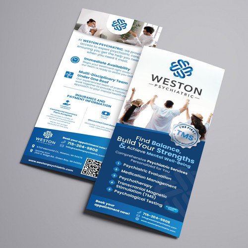 2 Sided Rack Card WESTON Psychiatric