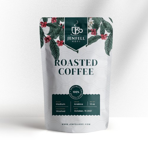 Packaging Design for Jenffell - Fresh Roasted Coffee