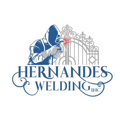 Decorative logo for Hernandes welding Inc.