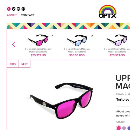Bright, Colorful, and Beautiful Design Requested for Ecommerce Website