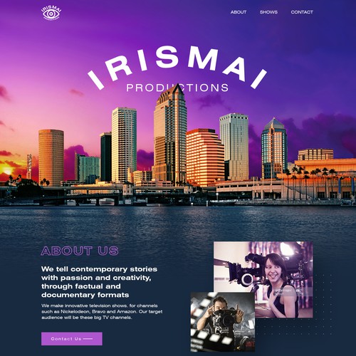 Website design for a Video Production company.