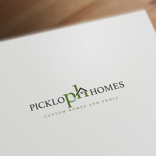 Picklo Homes logo concept