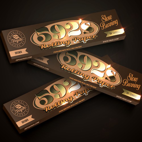 592 Rolling Paper booklet design