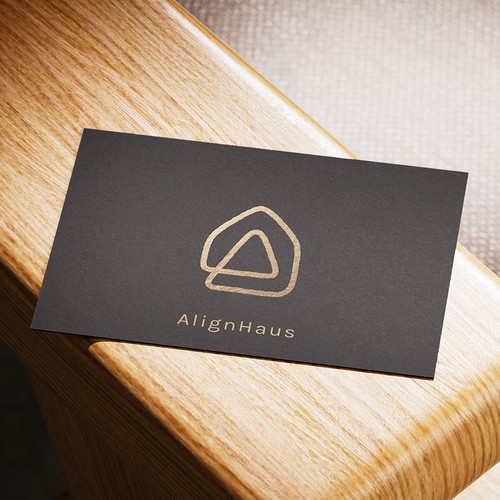 Logo Design for AlignHaus - Modern Yoga and Wellness Brand
