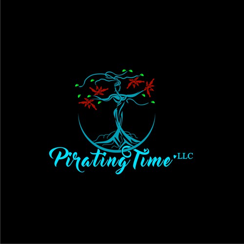 Logo design for Public speaker, lung cancer patient ambassador: Pirating Time. LLC