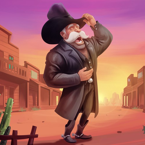 Cowboy Character Illustration