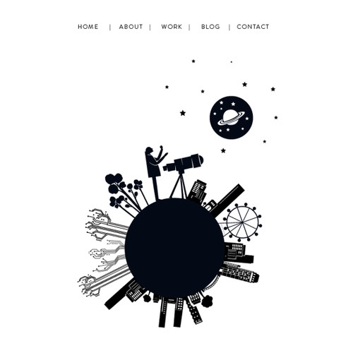 Create an intruiging and sophisticated homepage illustration for brand consultancy