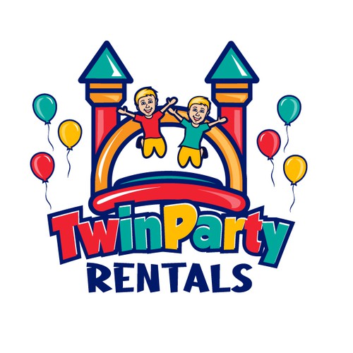 Playful Logo for a party rental company