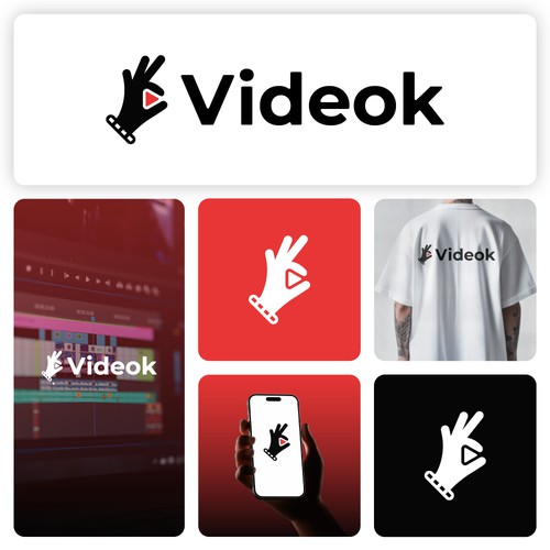 Videok — Logo Design For Media Agency