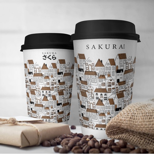 coffee cup city design 