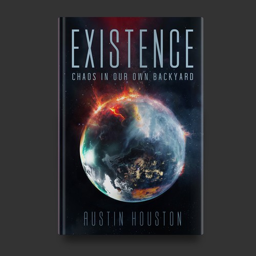 Existence Book Cover Design concept