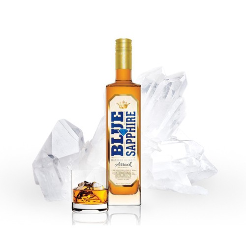 Blue Sapphire Arrack Label