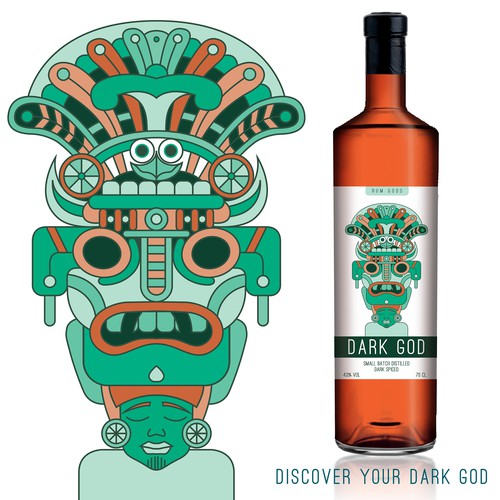 Rum label design entry