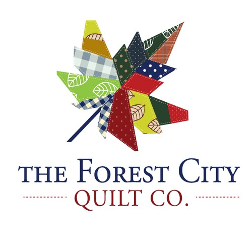 logo for The Forest City Quilt Co.