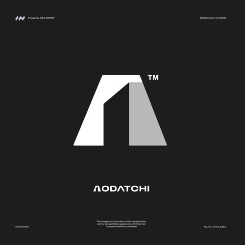 AODATCHI™ – Modern Geometric Monogram