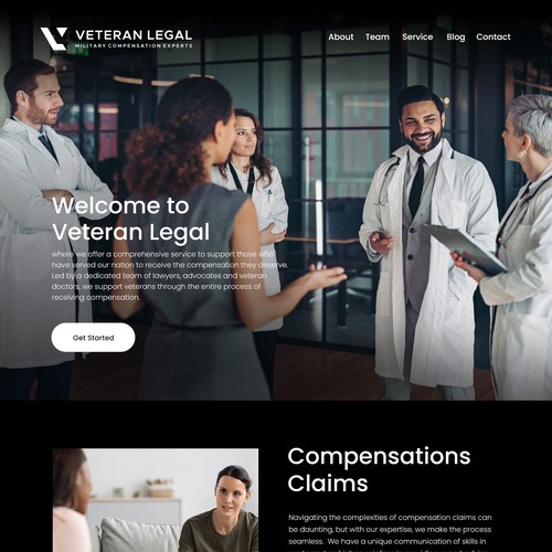 Veteran Legal Web Design