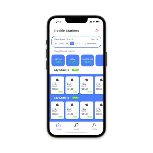 Stock app design