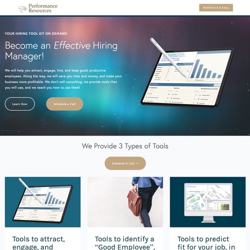 Website Design + Dev // Hiring Agency