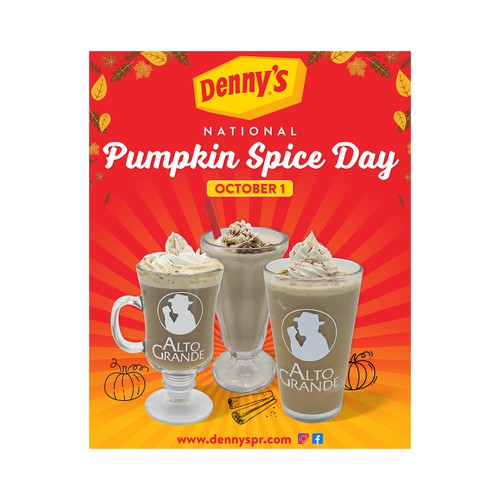 Dennys - National Pumpkin Spice Day