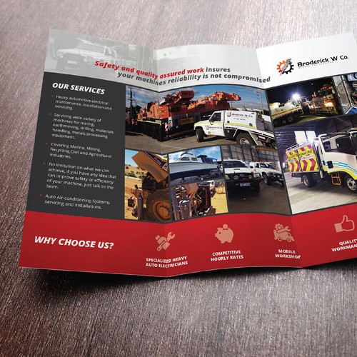 brochure for Broderick W Co.