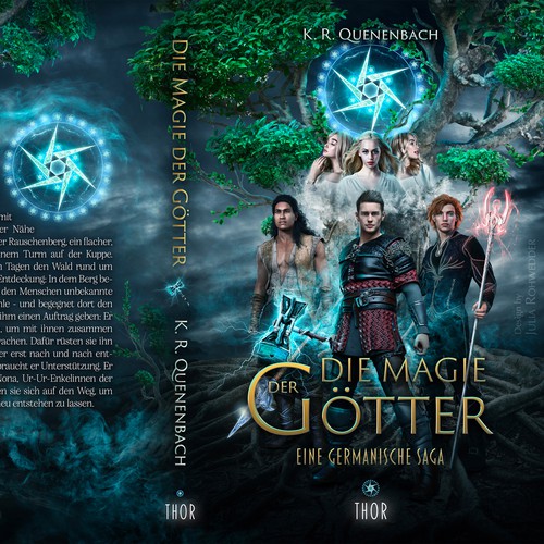 "Die Magie der Götter" - Norse Fantasy Book cover