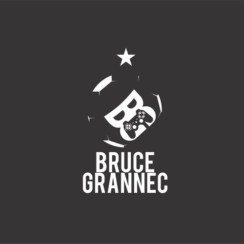 Concept logo for Bruce Grannec (an e-sports player)